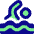 Swimming Icon from Flex Pop Set