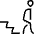 Stairs Down Person Icon from Guidance – Free Set