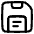 Floppy Disk Icon from Plump Line Set