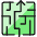 Maze Strategy 1 Icon from Ultimate Colors Set