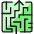 Maze Strategy Icon from Ultimate Colors Set