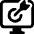 Target Center Monitor Icon from Ultimate Bold Set