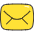 Mail Icon from Stickies Colors Set