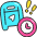 Mailbox Recieve Time Icon from Stickies Colors Set
