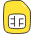Mobile Sim Icon from Stickies Colors Set