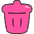 Bin Icon from Stickies Colors Set