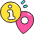 Location Info Icon from Stickies Colors Set