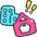 Shopping Mall Icon from Stickies Colors Set