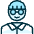 People Man Glasses 1 Icon from Ultimate Duotone Set