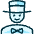 Professions Man Magician Icon from Ultimate Duotone Set