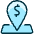 Cash Pin Map Icon from Ultimate Duotone Set