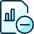 Data File Bars Subtract Icon from Ultimate Duotone Set