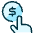 Monetization Touch Coin Icon from Ultimate Duotone Set