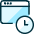 App Window Clock Icon from Ultimate Duotone Set