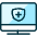 Monitor Shield Icon from Ultimate Duotone Set