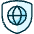 Shield Globe icon - Free transparent PNG, SVG. No sign up needed.