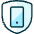 Shield Phone Icon from Ultimate Duotone Set