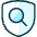 Shield Search Icon from Ultimate Duotone Set | Free Download as SVG Vector and Transparent PNG | Streamline icons