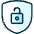 Shield Unlock Icon from Ultimate Duotone Set | Free Download as SVG Vector and Transparent PNG | Streamline icons