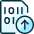 File Code Upload Icon from Ultimate Duotone Set