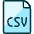 File Csv Icon from Ultimate Duotone Set