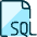 File Sql 1 Icon from Ultimate Duotone Set