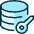 Database Key Icon from Ultimate Duotone Set