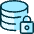 Database Lock Icon from Ultimate Duotone Set