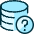 Database Question Icon from Ultimate Duotone Set