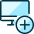 Monitor Add Icon from Ultimate Duotone Set