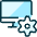 Monitor Settings Icon from Ultimate Duotone Set
