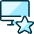 Monitor Star Icon from Ultimate Duotone Set