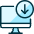 Desktop Monitor Download Icon from Ultimate Duotone Set | Free Download as SVG Vector and Transparent PNG | Streamline icons