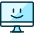 Desktop Monitor Smiley Icon from Ultimate Duotone Set