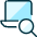 Laptop Search icon - Free transparent PNG, SVG. No sign up needed.
