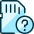 Sd Card Question Icon from Ultimate Duotone Set