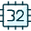 Computer Chip 32 icon - Free transparent PNG, SVG. No sign up needed.