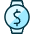 Smart Watch Circle Cash Icon from Ultimate Duotone Set | Free Download as SVG Vector and Transparent PNG | Streamline icons