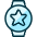 Smart Watch Circle Star Icon from Ultimate Duotone Set