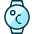 Smart Watch Circle Temperature Icon from Ultimate Duotone Set