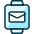 Smart Watch Square Email Icon from Ultimate Duotone Set