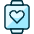 Smart Watch Square Heart Icon from Ultimate Duotone Set | Free Download as SVG Vector and Transparent PNG | Streamline icons