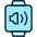 Smart Watch Square Sound Icon from Ultimate Duotone Set