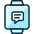 Smart Watch Square Text Icon from Ultimate Duotone Set