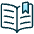 Book Open Bookmark Icon from Ultimate Duotone Set