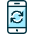 Phone Action Sync Icon from Ultimate Duotone Set | Free Download as SVG Vector and Transparent PNG | Streamline icons