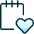 Notes Heart Icon from Ultimate Duotone Set