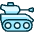 Modern Weapon Tank Icon from Ultimate Duotone Set