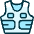 Protection Vest Icon from Ultimate Duotone Set