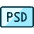 Design Document Psd Icon from Ultimate Duotone Set | Free Download as SVG Vector and Transparent PNG | Streamline icons